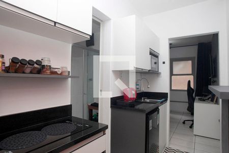 Cozinha de kitnet/studio à venda com 1 quarto, 24m² em Centro Histórico, Porto Alegre