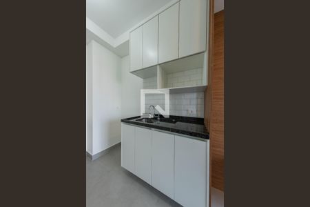 Cozinha de apartamento para alugar com 1 quarto, 28m² em Jardim Independência, São Paulo
