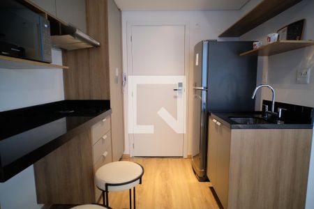 Cozinha - Armários de kitnet/studio para alugar com 1 quarto, 25m² em Pinheiros, São Paulo