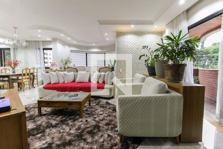 Sala de apartamento à venda com 3 quartos, 190m² em Jardim Anália Franco, São Paulo