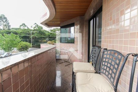Varanda da Sala 1 de apartamento à venda com 3 quartos, 190m² em Jardim Anália Franco, São Paulo