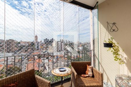 Varanda da Sala de apartamento à venda com 2 quartos, 70m² em Jardim Paraíso, São Paulo