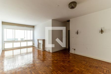 Sala de apartamento para alugar com 3 quartos, 129m² em Higienópolis, São Paulo