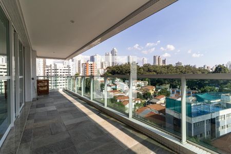 Varanda da Sala de apartamento para alugar com 3 quartos, 234m² em Aclimação, São Paulo