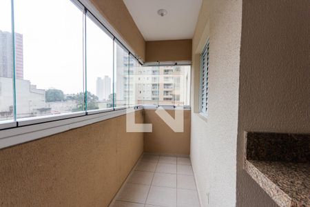 Varanda da Sala de apartamento à venda com 3 quartos, 76m² em Campestre, Santo André