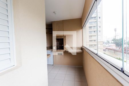 Varanda da Sala de apartamento à venda com 3 quartos, 76m² em Campestre, Santo André