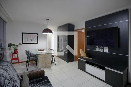 Sala de apartamento à venda com 3 quartos, 78m² em Silveira, Belo Horizonte