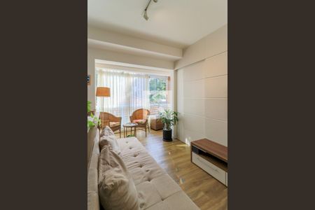 Sala de apartamento à venda com 1 quarto, 42m² em Campo Belo, São Paulo