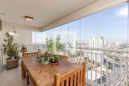 Varanda de apartamento para alugar com 3 quartos, 123m² em Vila Congonhas, São Paulo