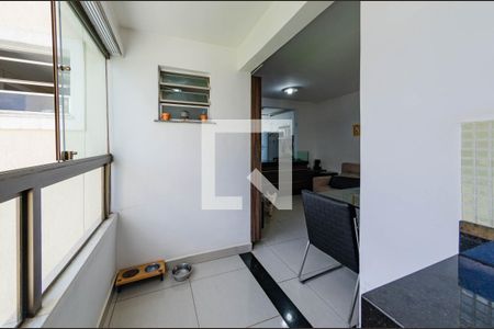 Varanda Sala de apartamento à venda com 3 quartos, 72m² em Buritis, Belo Horizonte