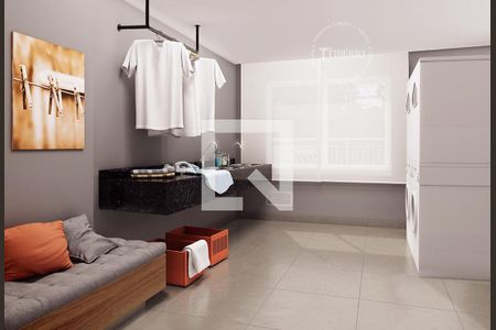 Studio à venda com 24m², 1 quarto e sem vagaLavanderia