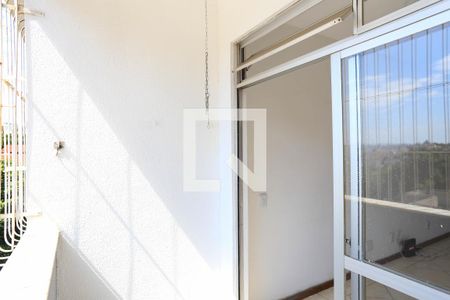 Varanda da Sala de apartamento à venda com 3 quartos, 68m² em Santa Cruz, Belo Horizonte