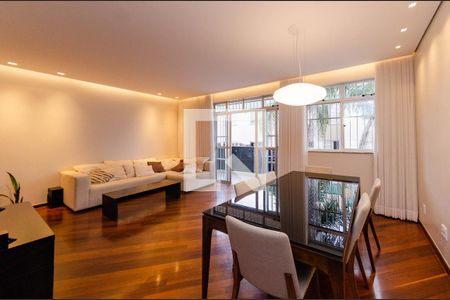Sala de apartamento para alugar com 3 quartos, 115m² em Buritis, Belo Horizonte