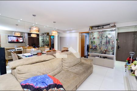 Sala de apartamento para alugar com 3 quartos, 121m² em Sagrada Família, Belo Horizonte