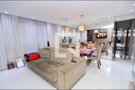 Sala de apartamento para alugar com 3 quartos, 121m² em Sagrada Família, Belo Horizonte