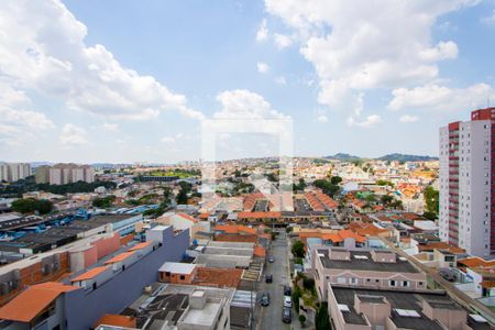 Vista da varanda de apartamento à venda com 2 quartos, 55m² em Vila Homero Thon, Santo André