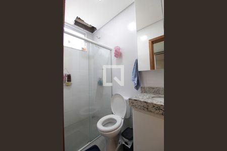 Banheiro da Suite de apartamento à venda com 3 quartos, 127m² em Letícia, Belo Horizonte
