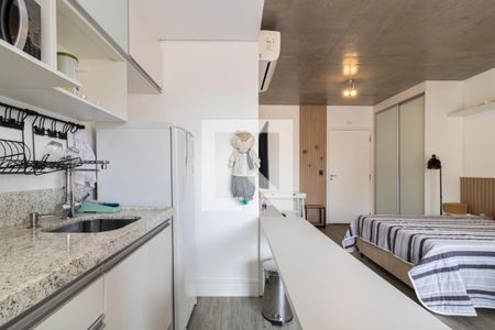 Cozinha de kitnet/studio para alugar com 1 quarto, 35m² em Vila Olímpia, São Paulo