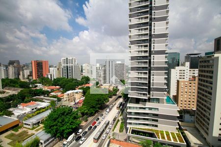 Vista da Varanda de kitnet/studio para alugar com 1 quarto, 25m² em Jardim Paulistano, São Paulo