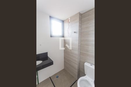 Banheiro Social de apartamento à venda com 1 quarto, 62m² em Santa Tereza, Belo Horizonte