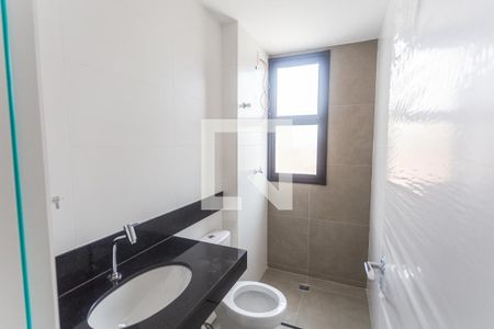 Banheiro da Suíte de apartamento à venda com 1 quarto, 62m² em Santa Tereza, Belo Horizonte
