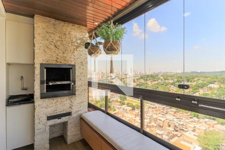 Varanda Sala de apartamento à venda com 4 quartos, 150m² em Campo Belo, São Paulo