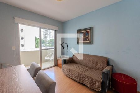 Sala de apartamento para alugar com 1 quarto, 35m² em Morro dos Ingleses, São Paulo