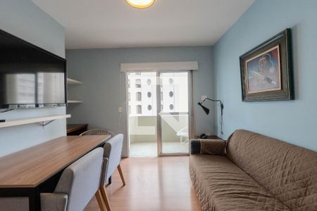 Sala de apartamento à venda com 1 quarto, 35m² em Morro dos Ingleses, São Paulo