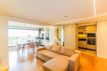 Sala de apartamento para alugar com 3 quartos, 108m² em Jardim Caravelas, São Paulo