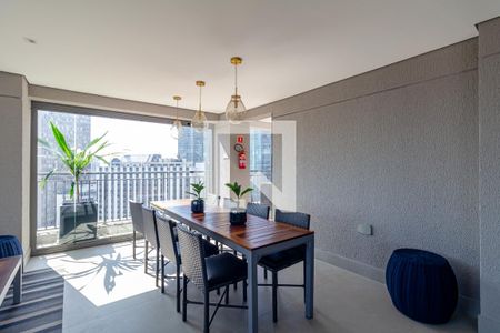 Studio para alugar com 21m², 1 quarto e sem vaga Studio para alugar com 21m², 1 quarto e sem vagaÁrea comum - Churrasqueira
