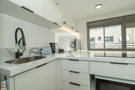 Quarto / Sala / Cozinha de apartamento para alugar com 1 quarto, 26m² em Centro Histórico, Porto Alegre