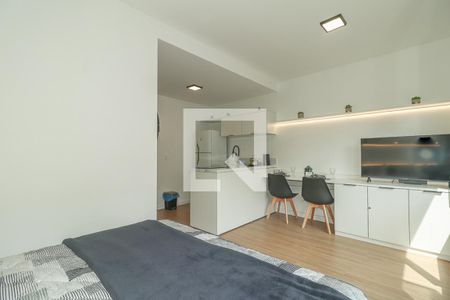 Quarto / Sala / Cozinha de apartamento para alugar com 1 quarto, 26m² em Centro Histórico, Porto Alegre