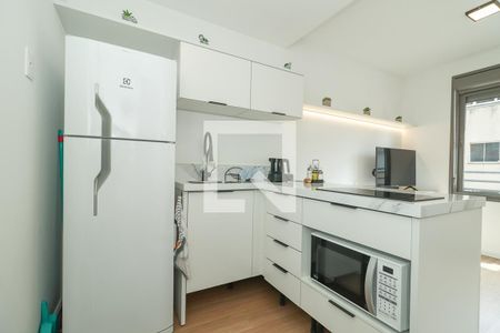 Quarto / Sala / Cozinha de apartamento para alugar com 1 quarto, 26m² em Centro Histórico, Porto Alegre