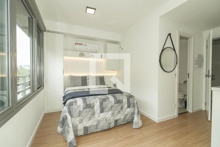 Quarto / Sala / Cozinha de apartamento para alugar com 1 quarto, 26m² em Centro Histórico, Porto Alegre