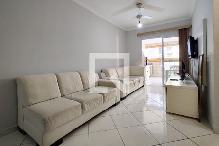 Sala de apartamento para alugar com 2 quartos, 90m² em Aviação, Praia Grande