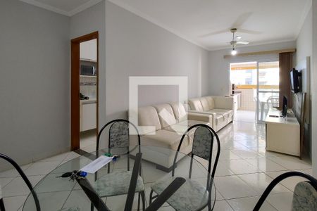 Sala de apartamento para alugar com 2 quartos, 90m² em Aviação, Praia Grande