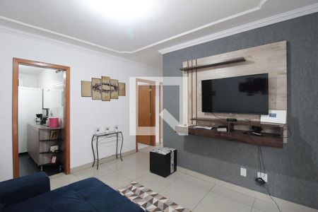 Sala de apartamento à venda com 3 quartos, 86m² em Piratininga, Belo Horizonte
