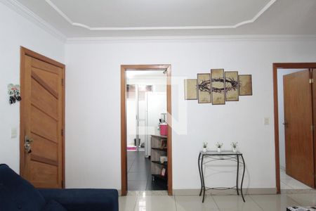 Sala de apartamento à venda com 3 quartos, 86m² em Piratininga, Belo Horizonte