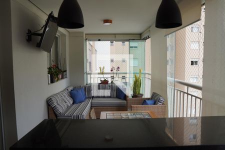 Varanda gourmet de apartamento à venda com 3 quartos, 127m² em Vila Andrade, São Paulo