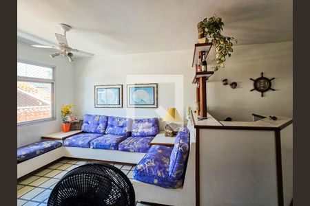 Sala de apartamento para alugar com 3 quartos, 85m² em Jardim Tejereba, Guarujá