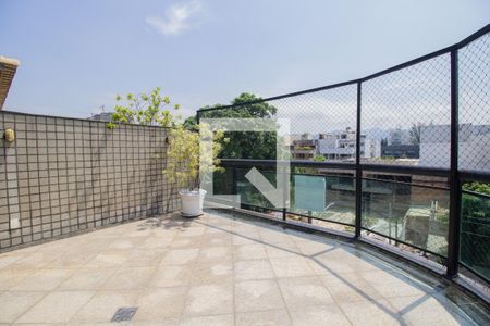 Varanda da Sala de apartamento para alugar com 5 quartos, 460m² em Recreio dos Bandeirantes, Rio de Janeiro