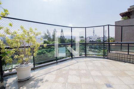 Varanda da Sala de apartamento para alugar com 5 quartos, 460m² em Recreio dos Bandeirantes, Rio de Janeiro