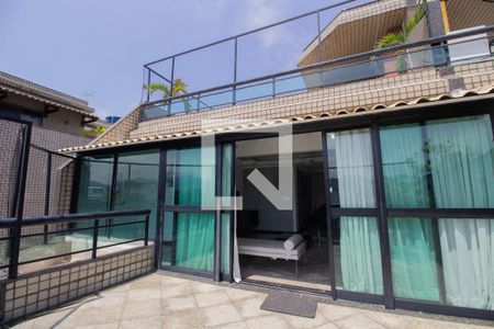 Varanda da Sala de apartamento para alugar com 5 quartos, 460m² em Recreio dos Bandeirantes, Rio de Janeiro