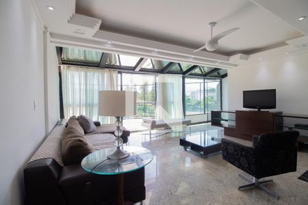 Sala de apartamento para alugar com 5 quartos, 460m² em Recreio dos Bandeirantes, Rio de Janeiro