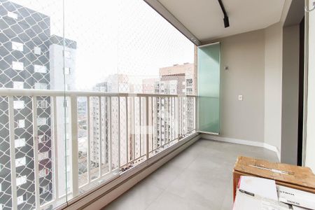 Varanda da Sala de apartamento à venda com 1 quarto, 36m² em Mooca, São Paulo