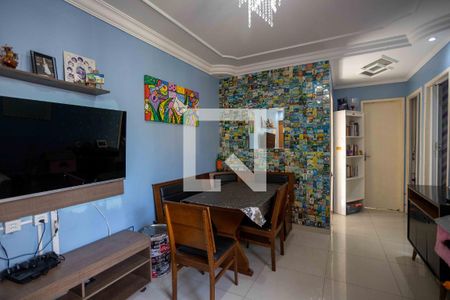 Sala de apartamento para alugar com 2 quartos, 49m² em Campanário, Diadema