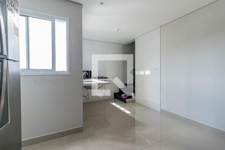 Sala e Cozinha de apartamento à venda com 2 quartos, 98m² em Parque Novo Oratório, Santo André