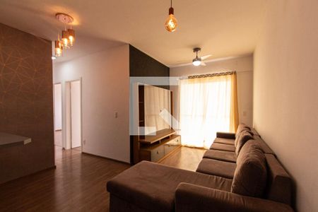 Sala de apartamento para alugar com 3 quartos, 76m² em Wanel Ville, Sorocaba