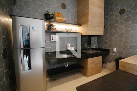 Studio para alugar com 25m², 1 quarto e sem vaga Studio para alugar com 25m², 1 quarto e sem vagaÁrea comum - Churrasqueira