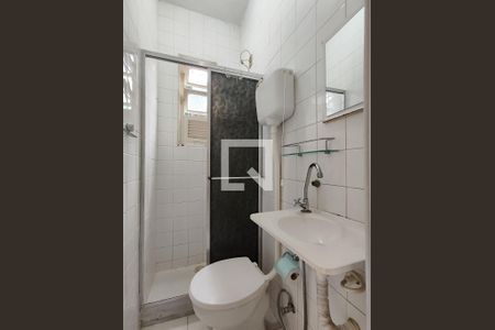 Banheiro Corredor de apartamento para alugar com 1 quarto, 39m² em Rio Comprido, Rio de Janeiro